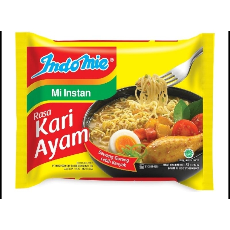 

° Indomie Rasa Kari Ayam 70gr