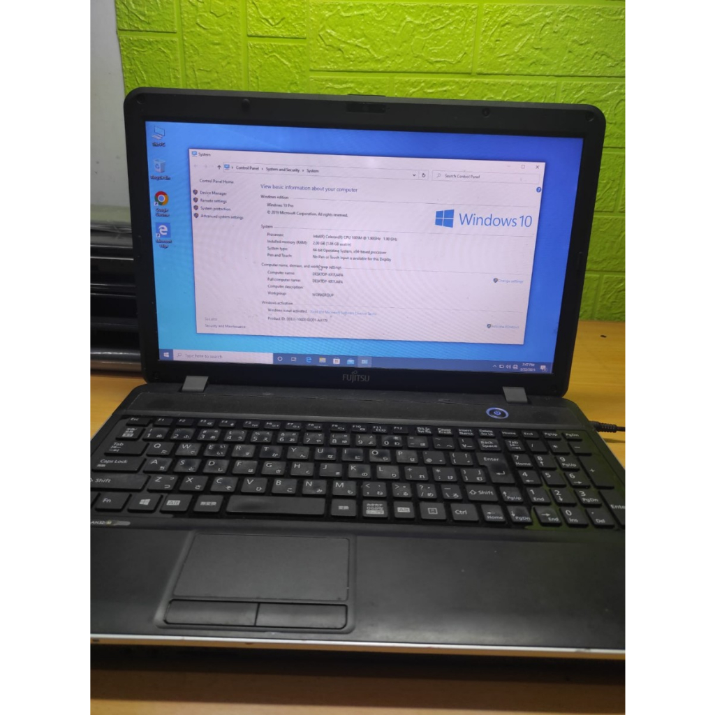 Motherboard Mobo Mainboard Laptop Fujitsu Lifebook AH32/M normal