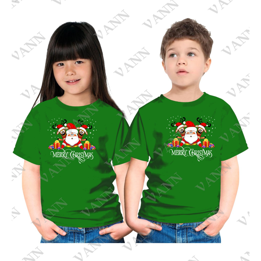 BAJU NATAL /KAOS NATAL ANAK-ANAK/ KAOS NATAL SPESIAL/ KAOS MERRY CHRISTMAS ANAK /PAKAIAN ANAK LAKI-L
