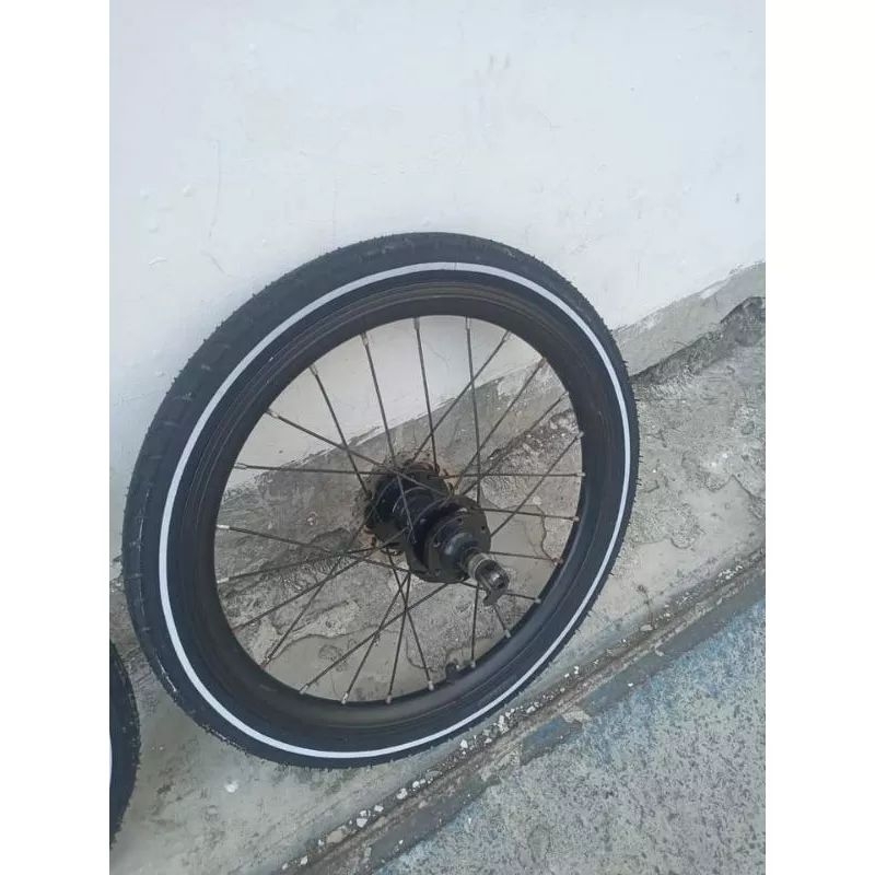 wheelset 16 349 plus + sprocket 10s