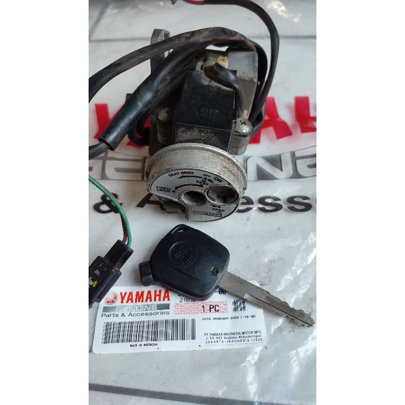 kunci kontak fino fi 125 remote plus modul original copotan