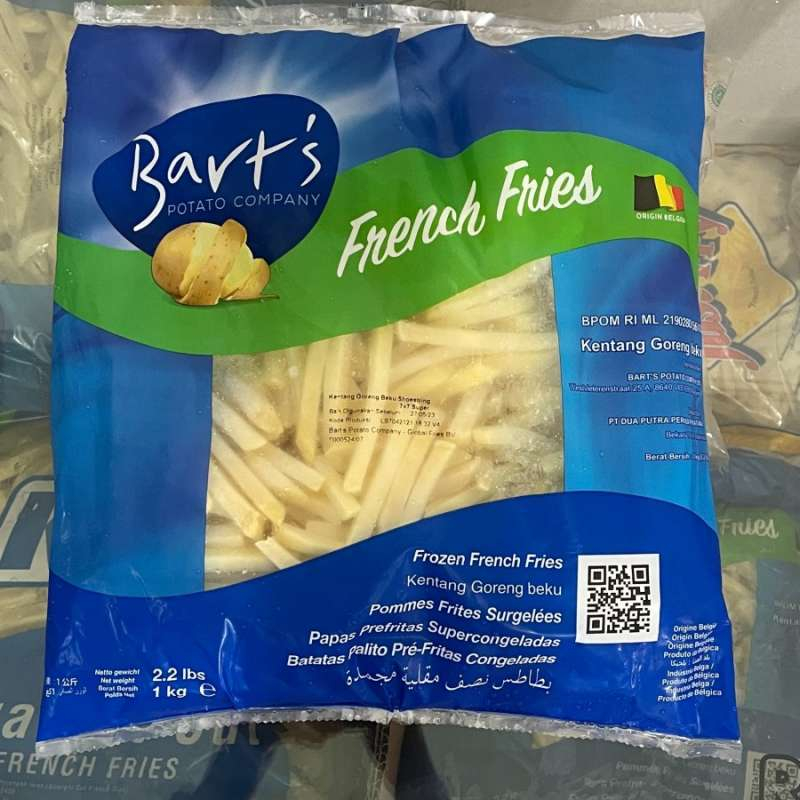 

Kentang Mydible/Barts/Kentang beku/french fries kiloan gurih, renyah, garing 1kg