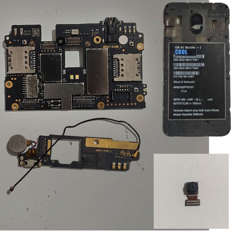 Mesin kamera papan cas speaker BlackBerry Aurora original copotan hp