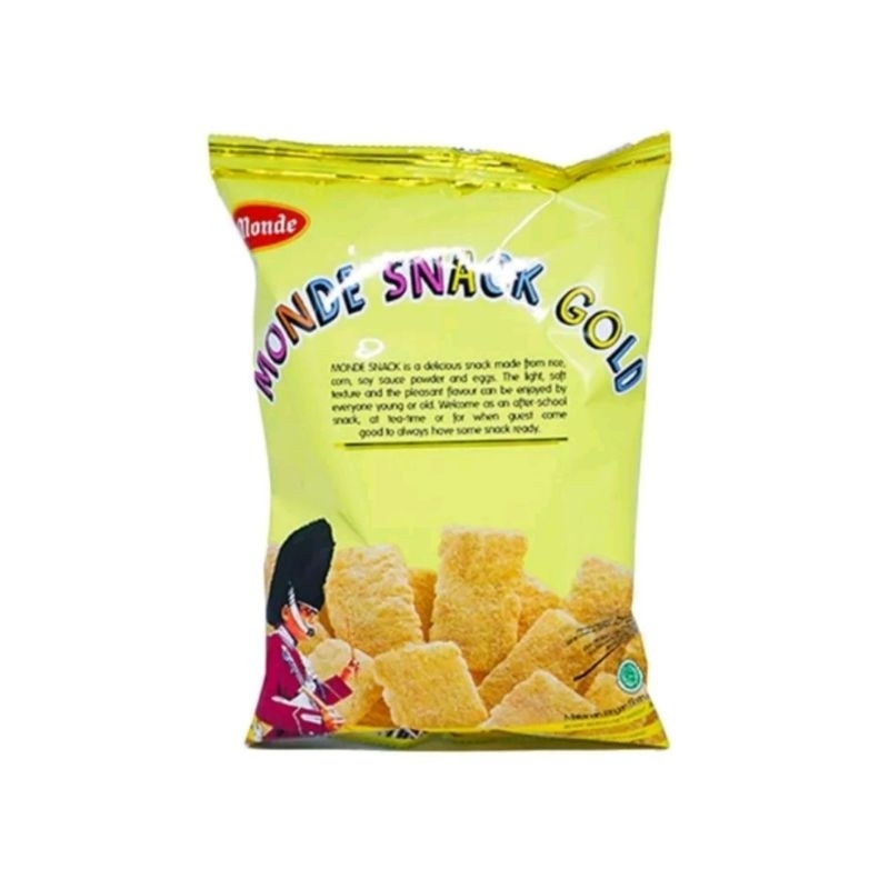 

MONDE SERENA Gold snack 50gr makanan ringan eksudat