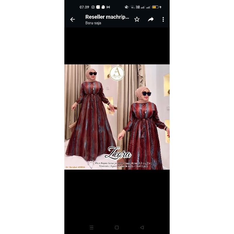 zeora dress original adieva