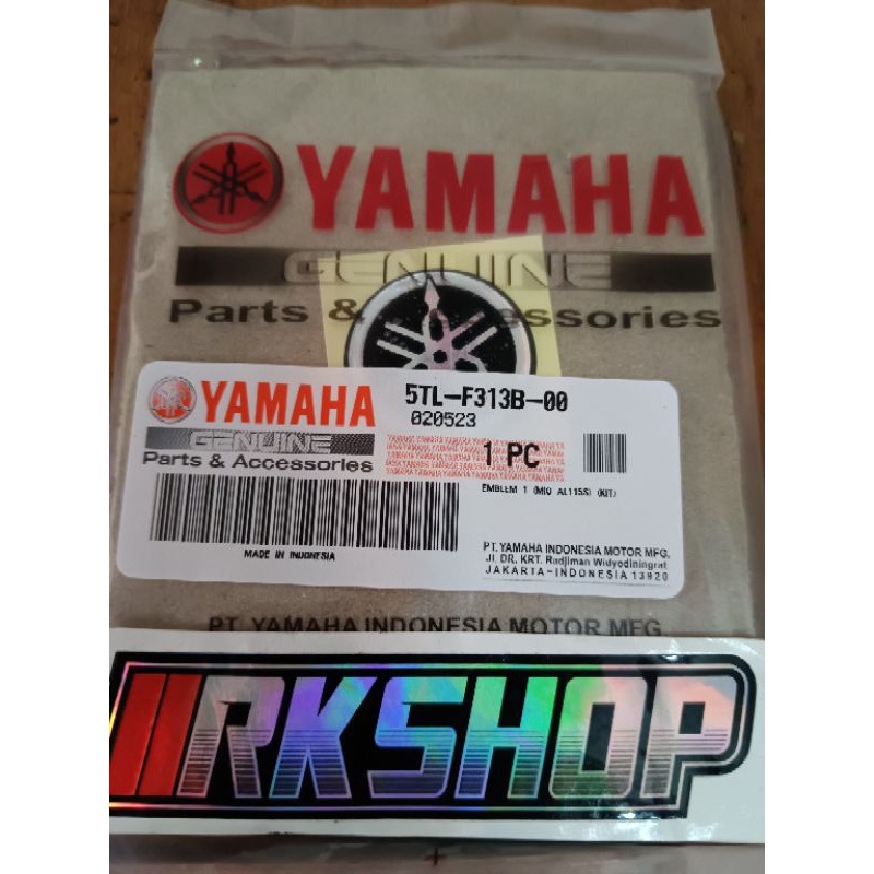 emblem tameng yamaha mio sporty original yamaha
