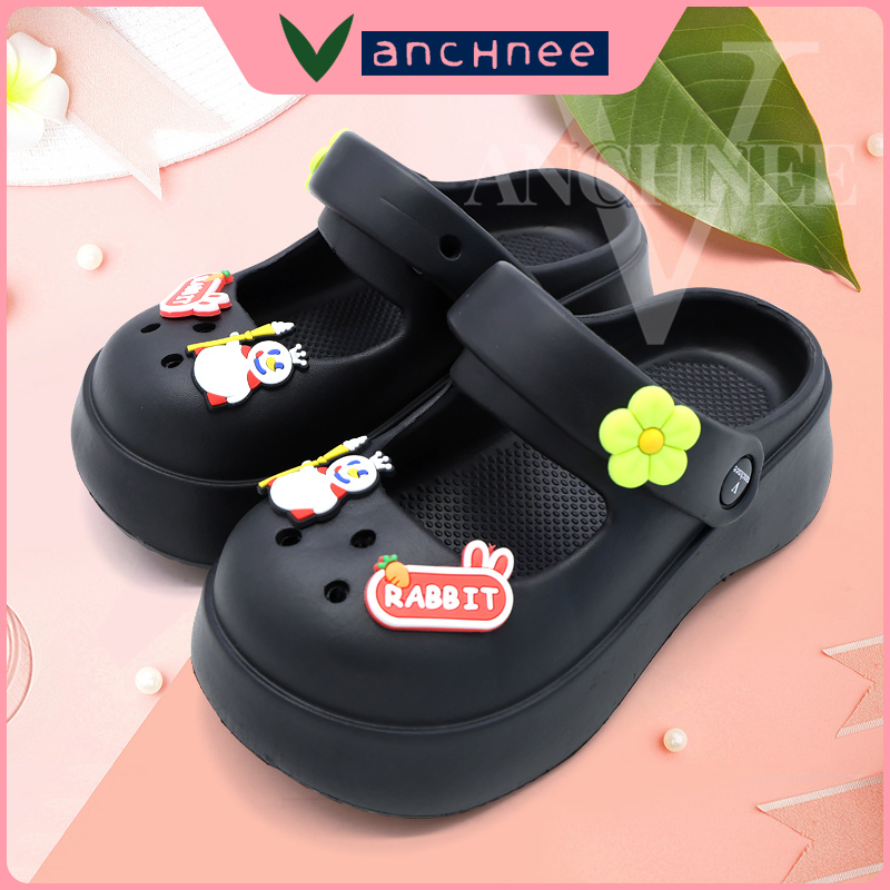 VANCHNEE Mixue Anak Perempuan Sandal Anak Laki Sepatu Gadis Sol Lembut Meningkatkan Tinggi Olahraga Nyaman Anti Licin Sepatu Sendal Baim Sepatu Anak Perempuan