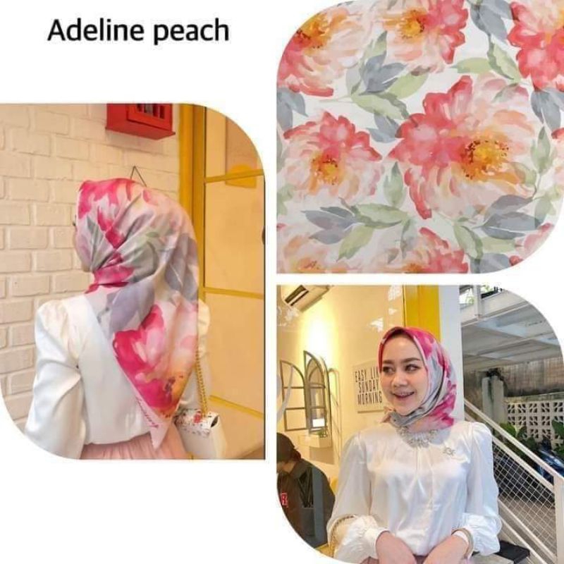 Hijab Kerudung Baniescoop Adeline Series Peach