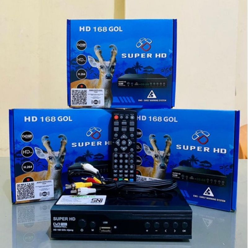 SET TOP BOX STB GARDINER DVB T2 SUPER HD 168 / HD168 SET TOP BOX KIJANG / TV DIGITAL