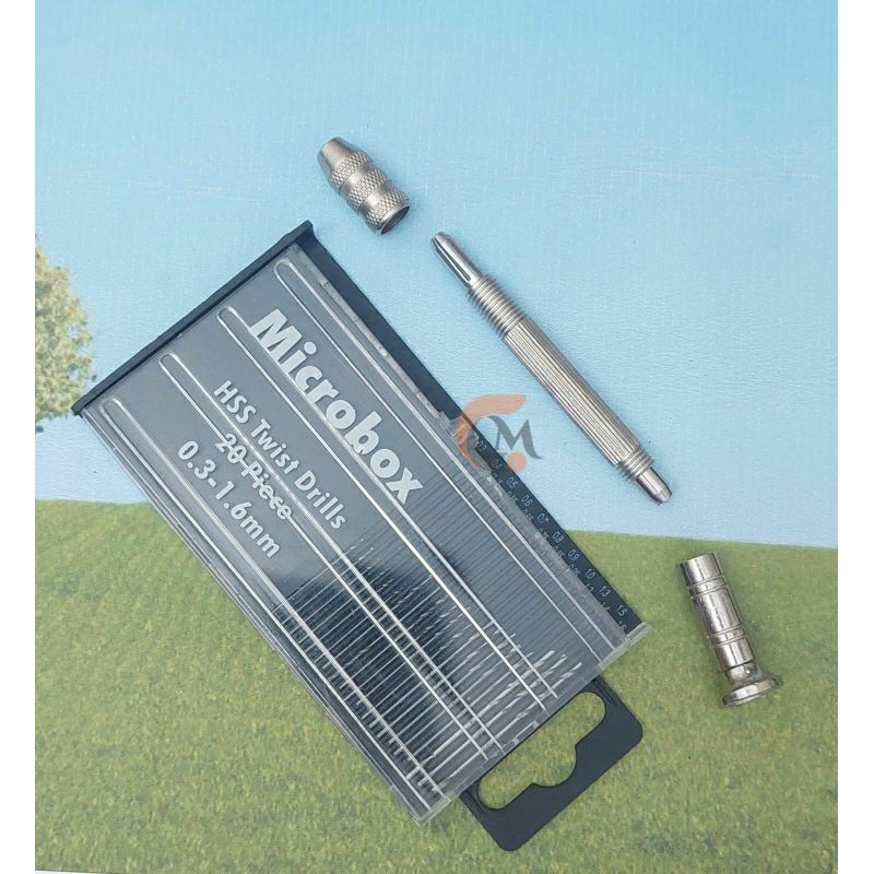1 set mata bor rojok microbox twist drills bit