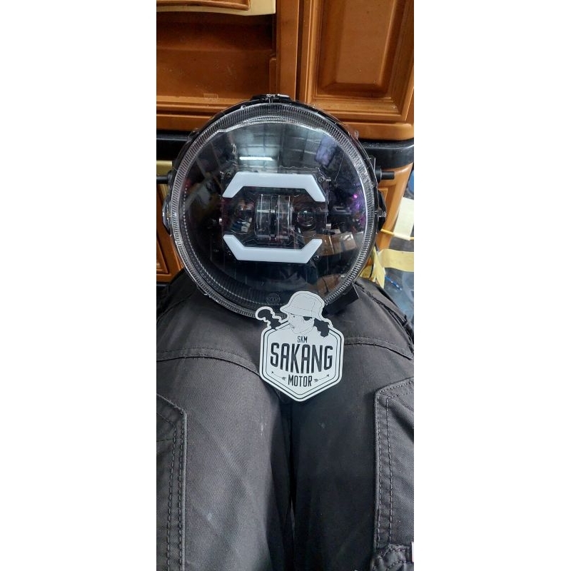 LAMPU DEPAN CUSTOM X RIDE DAYMAKER ROBOT