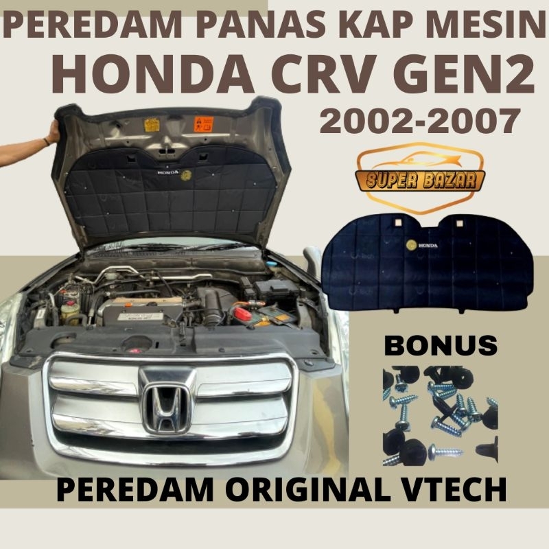 peredam panas kap mobil Honda CRV gen2 2002-2007