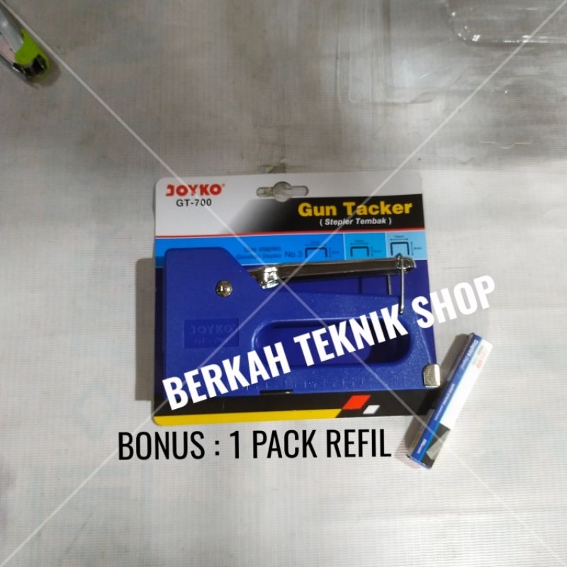 

GUN TACKER HEKTER TEMBAK STAPLER staples meteran refil hekter