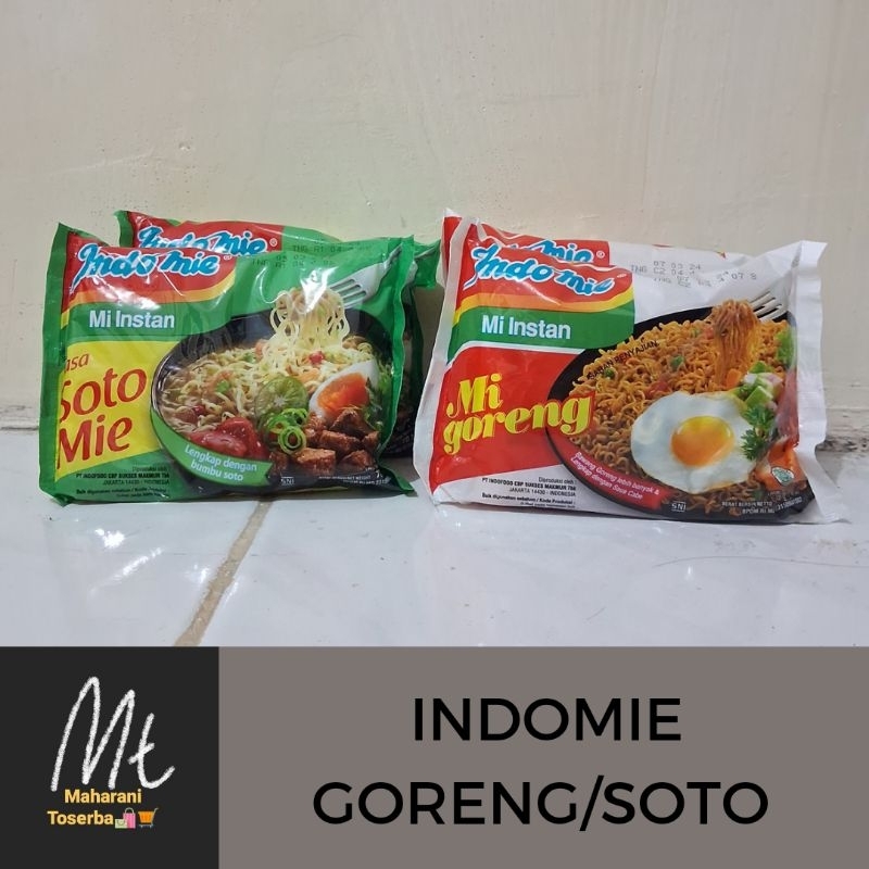 

Indomie goreng/ soto kuah 85 gram indofood