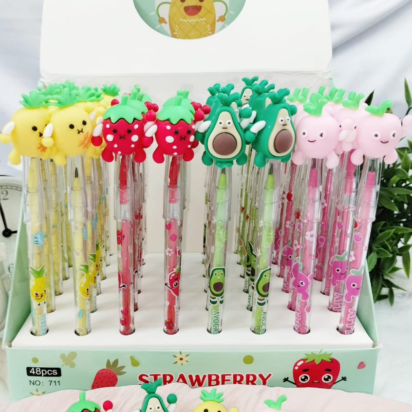 

PENSIL SUSUN LUCU HAPPY FRUIT BUAH IMUT LENGKAP HARGA TERMURAH PENSIL PELURU KARAKTER UNIK SUPER CUTE ALAT TULIS SEKOLAH TERLENGKAP BISA COD DAN GROSIR