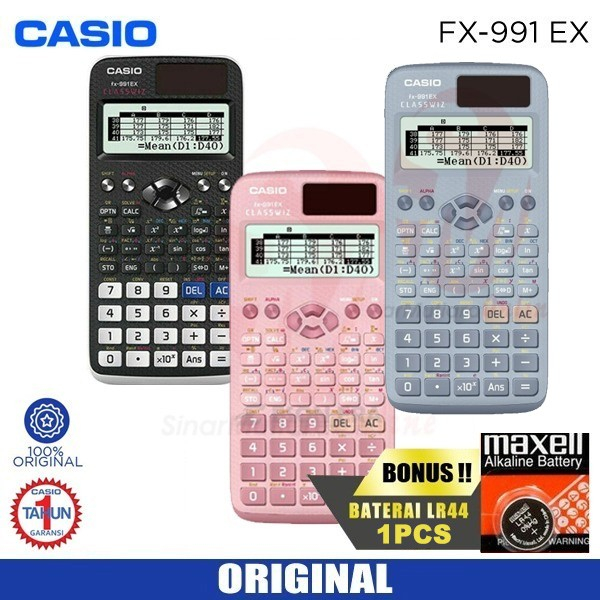 

Casio Kalkulator FX 991 EX - Hitam