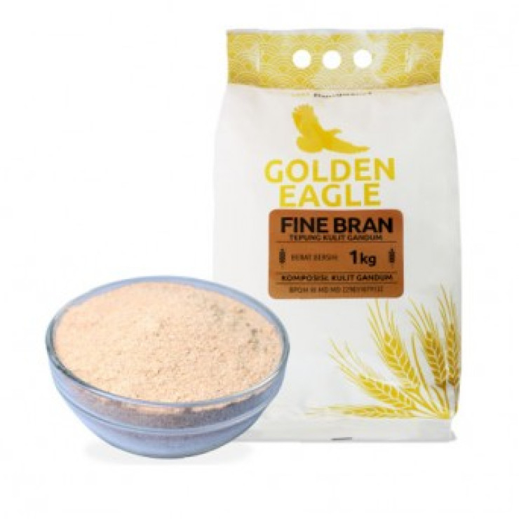 

Tepung Gandum Golden Eagle Fine Bran 1Kg