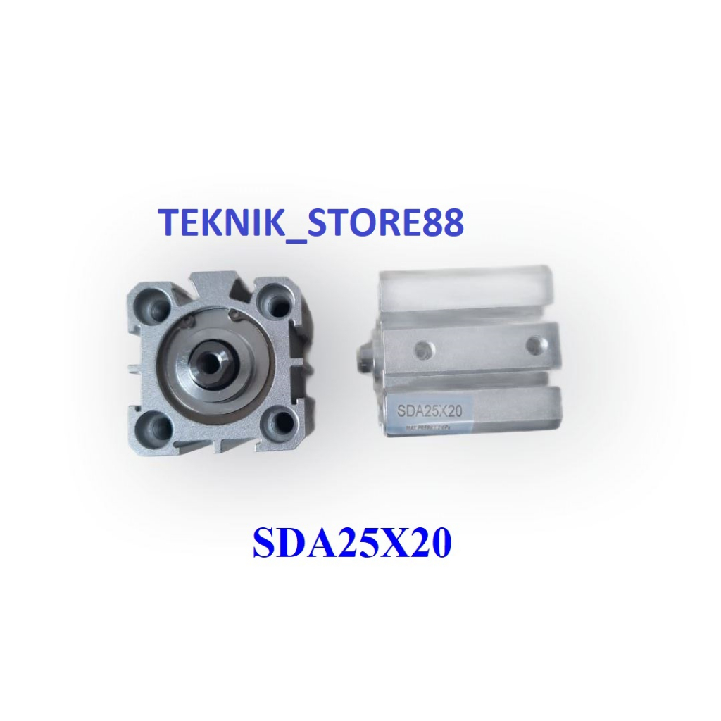 PNEUMATIC COMPACT CYLINDER 25X20 / SDA 25 X 20