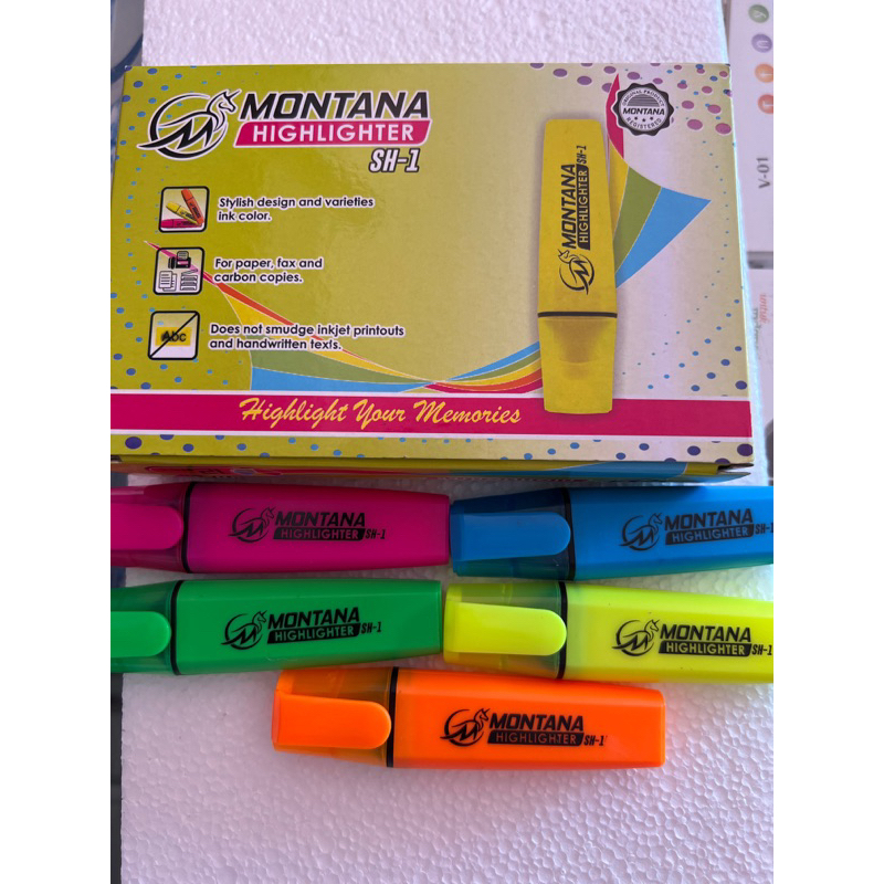 [12 PCS / 1 LUSIN] STABILO WARNA / HIGHLIGHTER STABILO , STABILO MONTANA