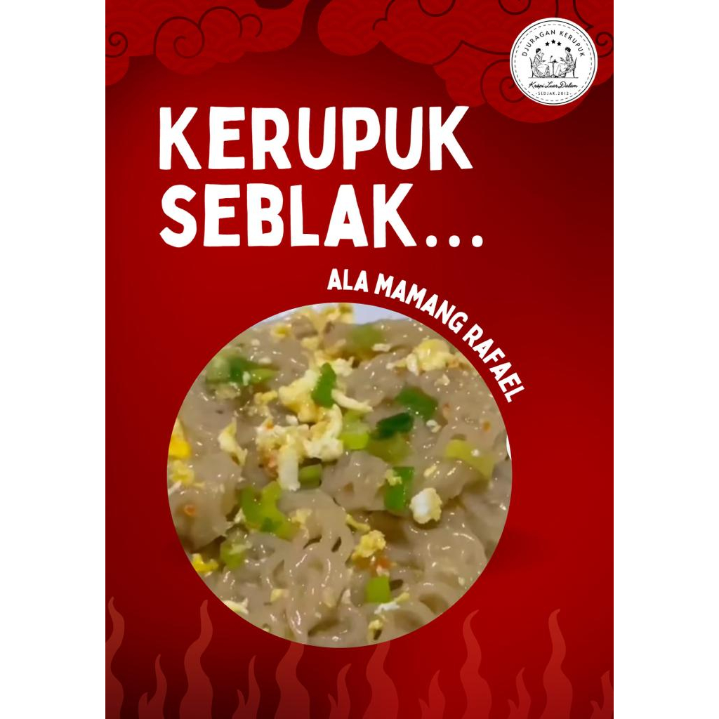 

KERUPUK MAWAR TIPIS PUTIH-SEBLAK RAFAEL-KERUPUK MENTAH" 250gr