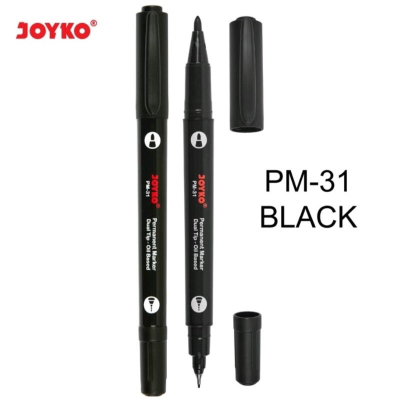 

PERMANENT MARKER DUAL TIP JOYKO PM-31 PENANDA PERMANENT