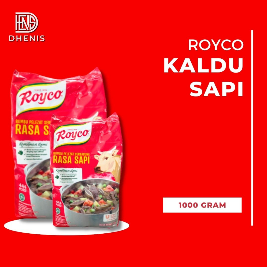 

Royco Bumbu Penyedap Rasa Kaldu Sapi 1 kg