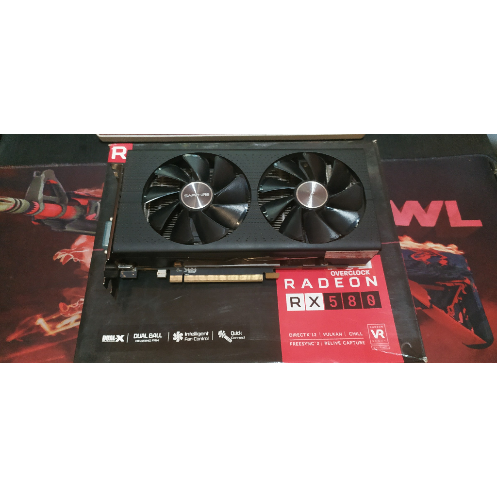 VGA RX 580 8GB SAPPHIRE PULSE  Eks Garansi Astrindo