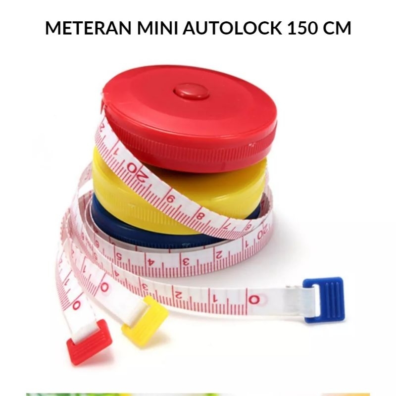 

METERAN GULUNG MINI / PENGGARIS UKUR MINI 150CM