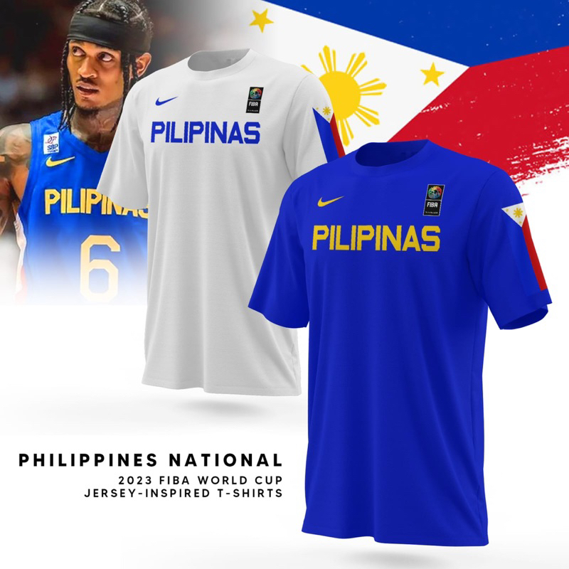 TSHIRT BASKET KAOS NBA FILIPINA PILIPINAS FIBA WORLD CUP 2023