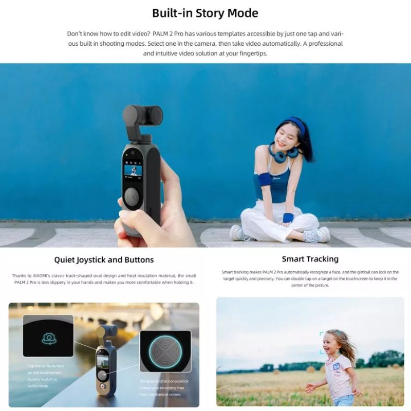 Xiaomi FIMI Falm 2 Pro, Gimbal Camera