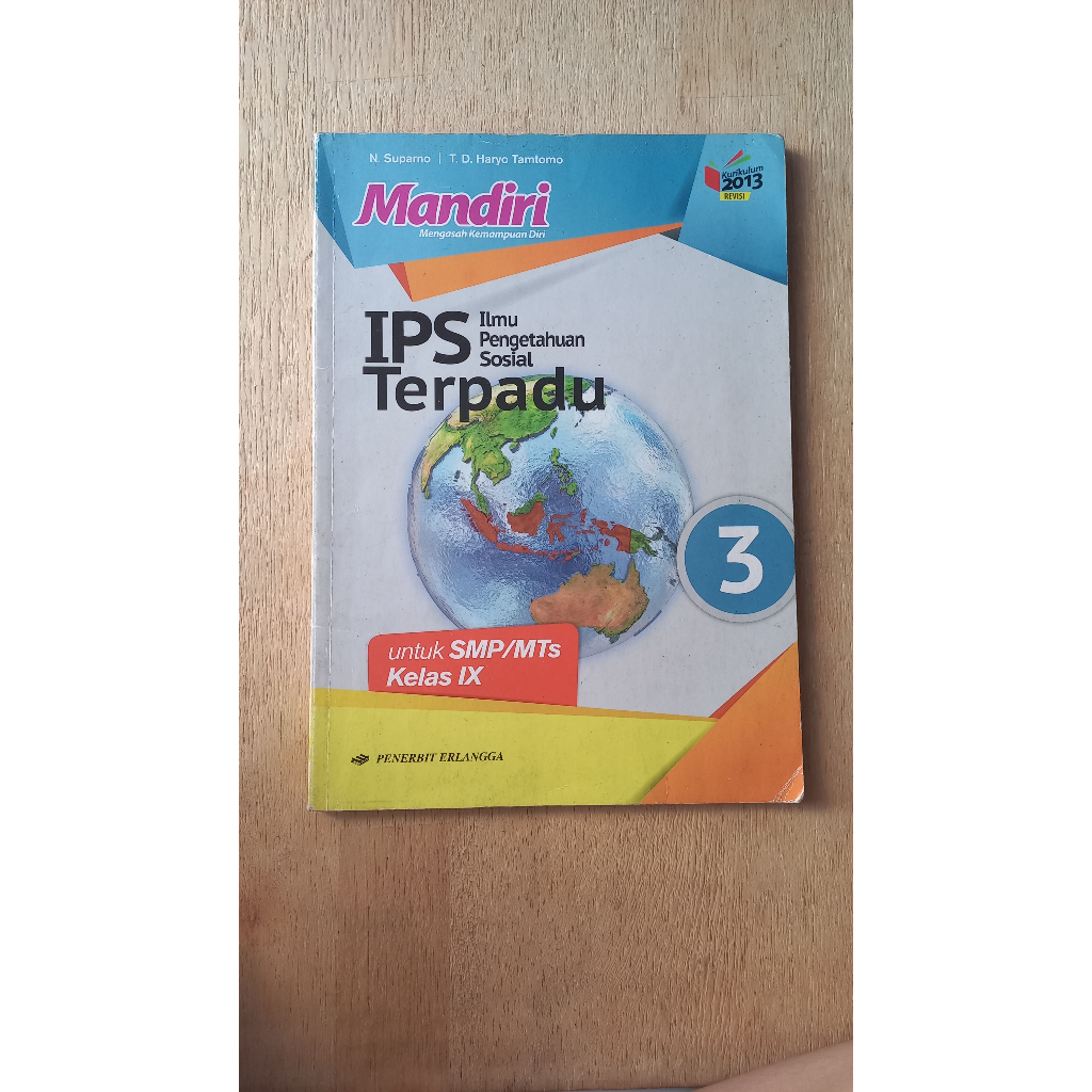 Buku Mandiri IPS Terpadu SMP Kelas 9 Penerbit Erlangga
