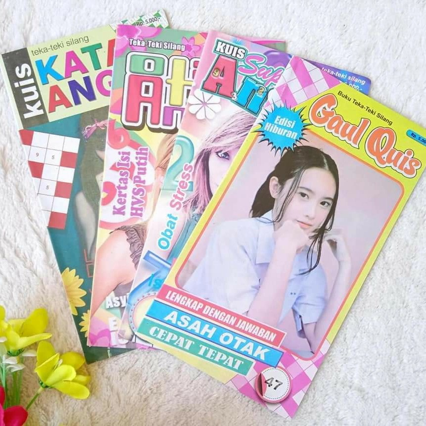 

Buku TTS Teka Teki Silang Angka & Kuis / buku tts Anak dan dewasa / buku asah otak