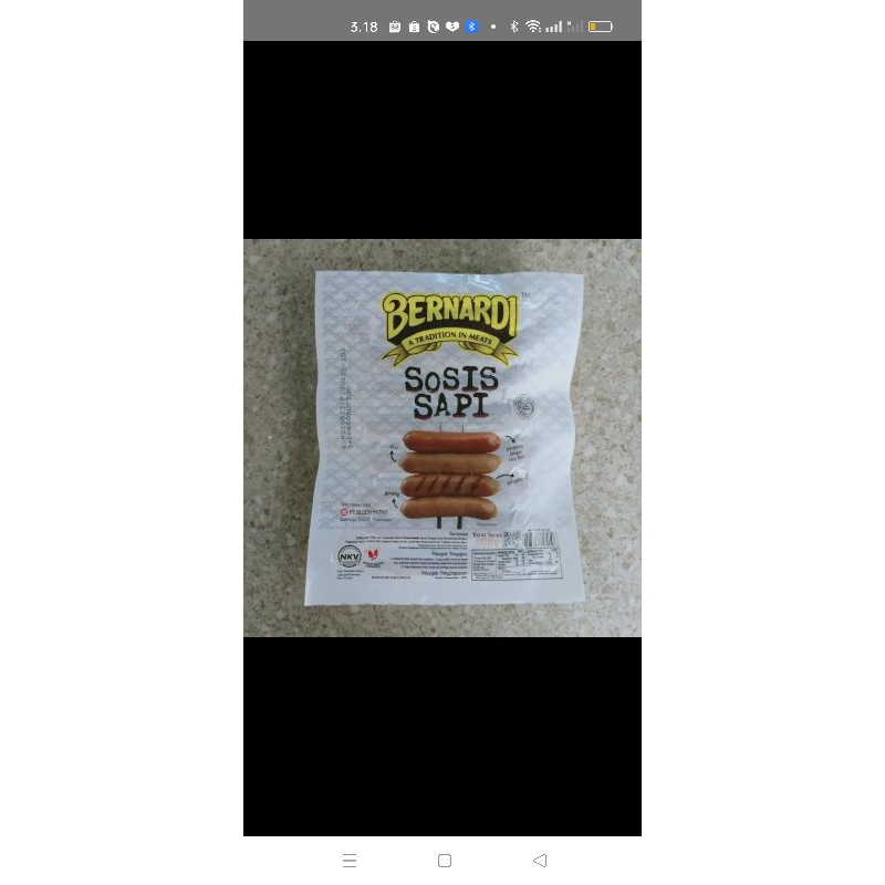 

Bernardi Sosis Sapi 500 gram