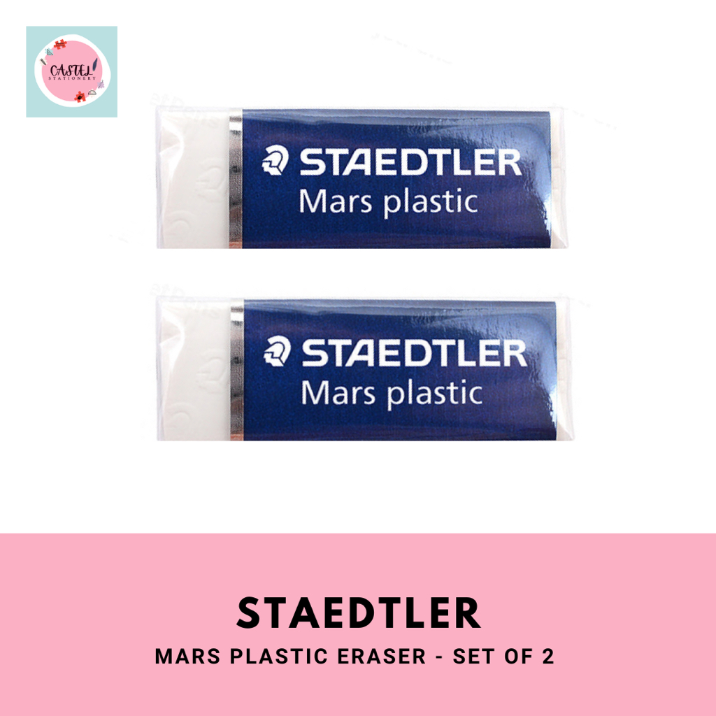 

Staedtler Penghapus Pencil Mars Plastic Eraser isi 2
