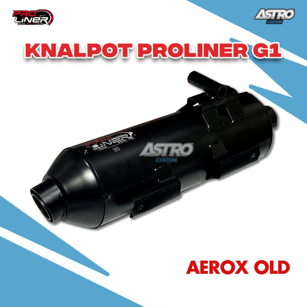 Knalpot Proliner G1 Aerox NMAX 155 Lexi Fazzio PCX ADV Vario 125 150 160 Kenalpot Racing PRO LINER
