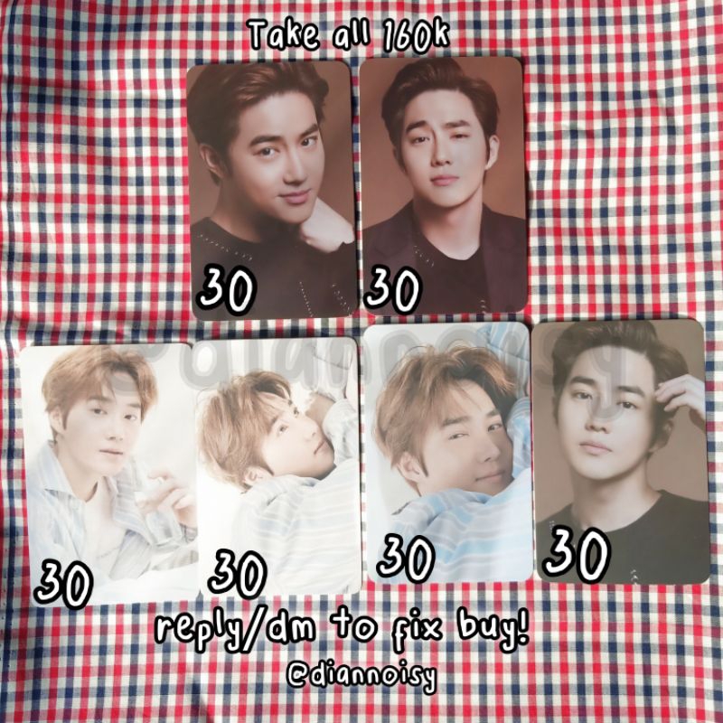 PHOTOCARD EXO SUHO - FLO CARD