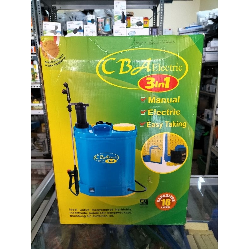 SPRAYER ELEKTRIK CBA 16 LITER MANUAL DAN ELEKTRIK 3IN1 3 IN 1
