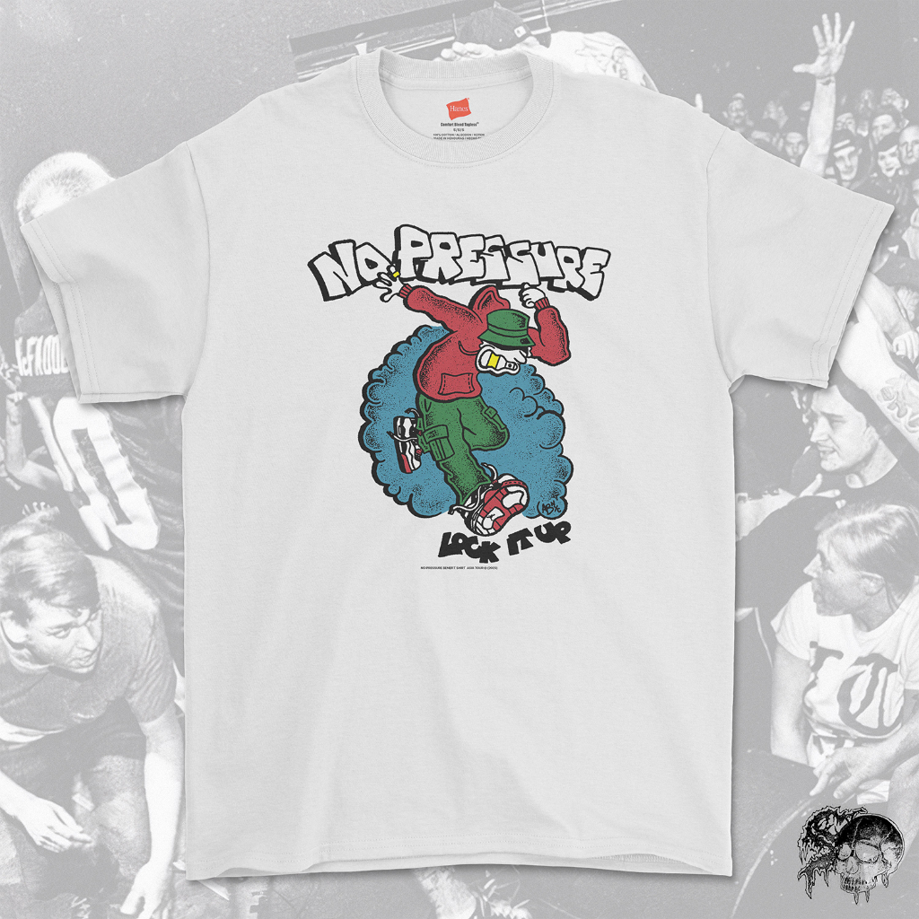 [KAOS BAND] No Pressure - Asia Tour TShirt | Kaos Metal | Kaos Hardcore | Kaos Punk | Kaos Musik | K