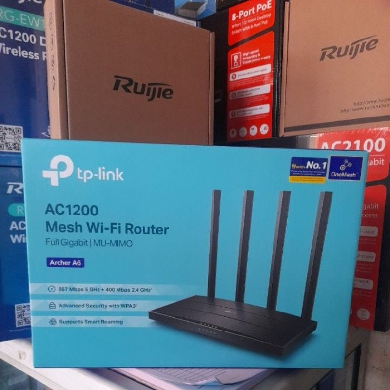 TP LINK ARCHER A6 AC1200 Mesh WiFi Router/ TPLINK A6