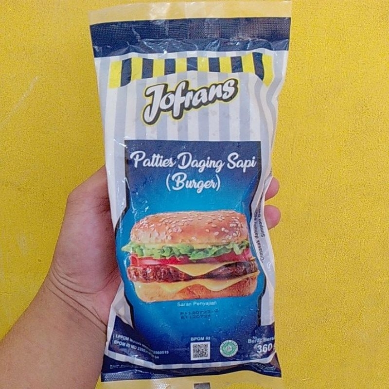 

Jofrans Patties daging sapi 360G