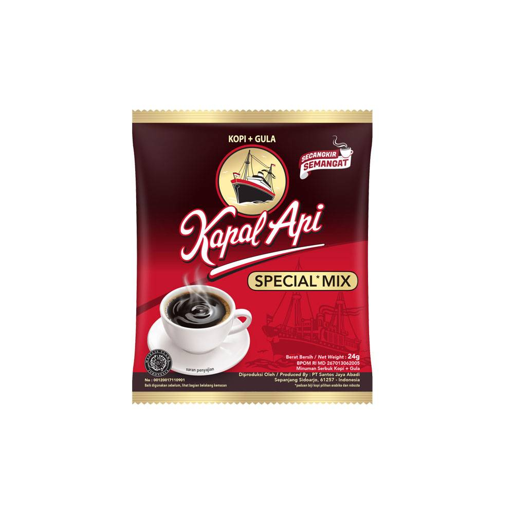 

KOPI KAPAL API SPECIAL MIX 25gr RENCENG ( ISI 10 )