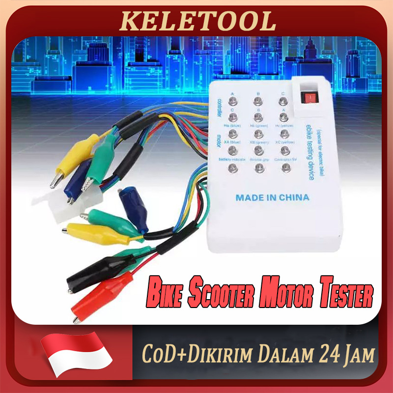 Bike Scooter Motor Tester tester controller BLDC TESTER tester controller sepeda listrik tester controller motor bldc brushless alat tes kerusakan kontroler dinamo komponen sepeda listrik motor listrik spare part sparepart controller testing deteksi