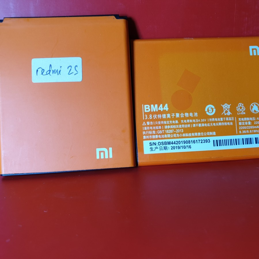 Batre Batrai Hp Xiaomi Redmi 2 BM44 Batre Xiaomi