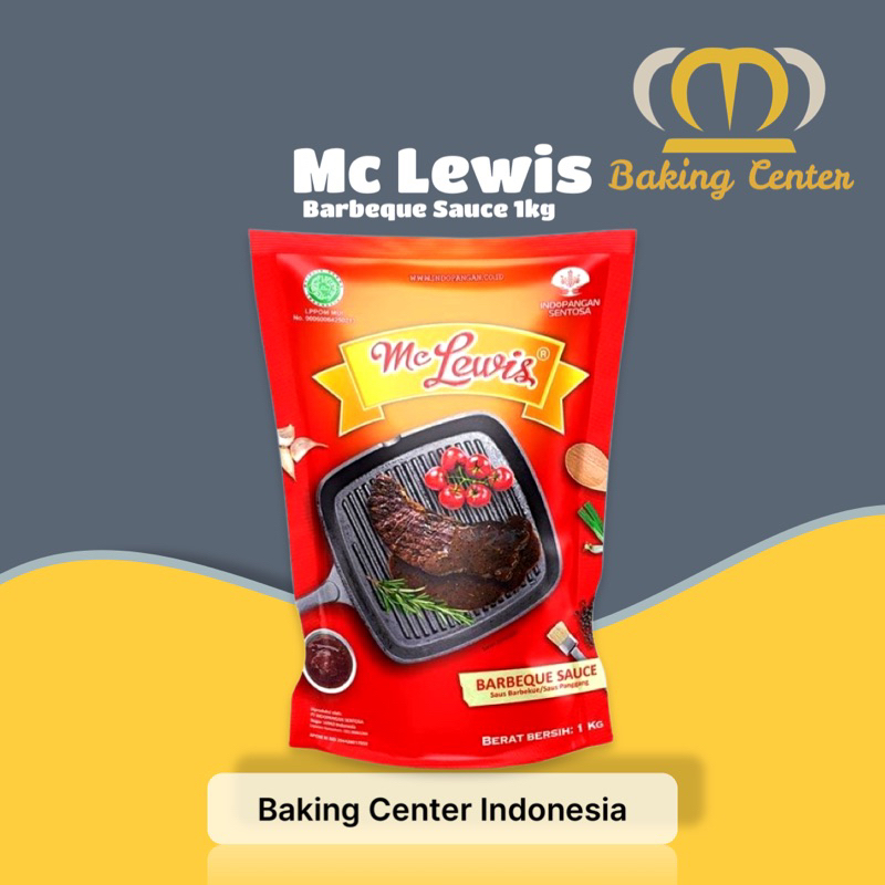 

Mc Lewis Barbeque Sauce 1kg - Mc Lewis Saus Bbq 1kg