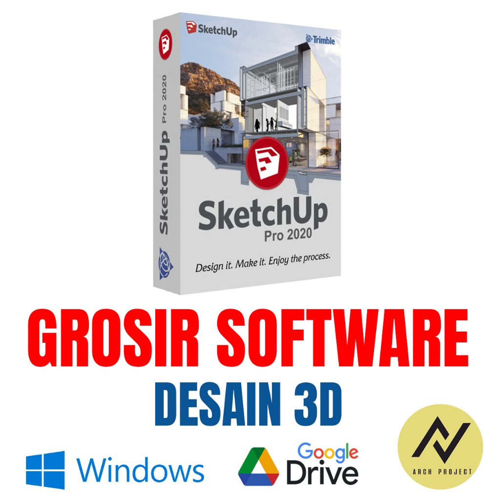 Software Desain 3D - Sketchup Pro 2020 Full Version