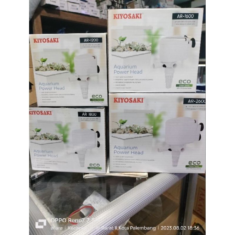 pompa celup aquarium powerhead aquarium pompa kiyosaki Ar 1200 1600 1800 2600 L/h
