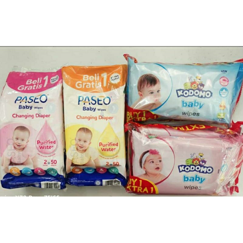 promo tisu basah paseo kodomo isi 2pack Baby Wipes
