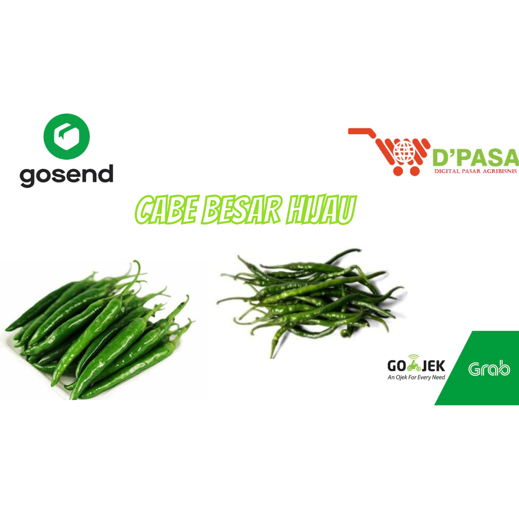

KIRIM INSTAN CABE HIJAU BESAR - Berat 100gram / SAYUR SAYURAN