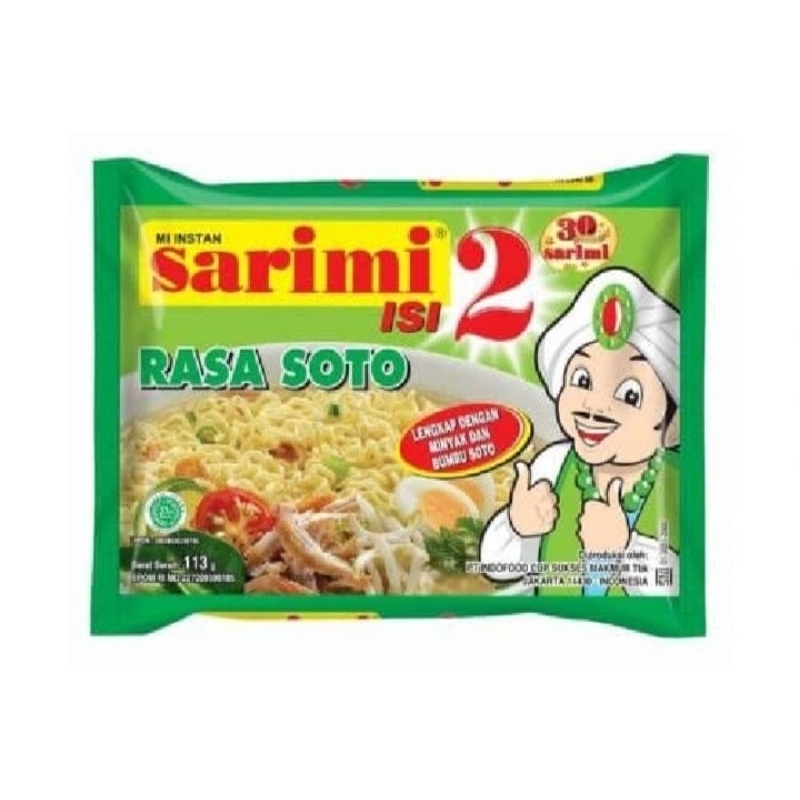 

° Sarimi Isi 2 Rasa Soto 113gr