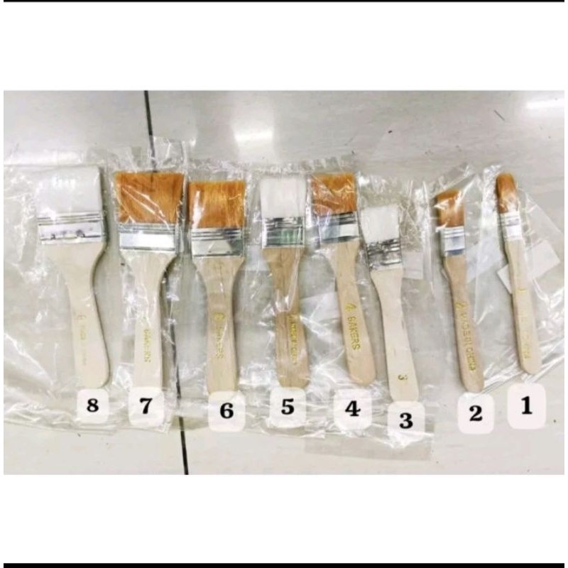 Kuas nylon nilon oles kue makanan kue kering / kuas pengoles loyang kuas kue kecil oles nastar